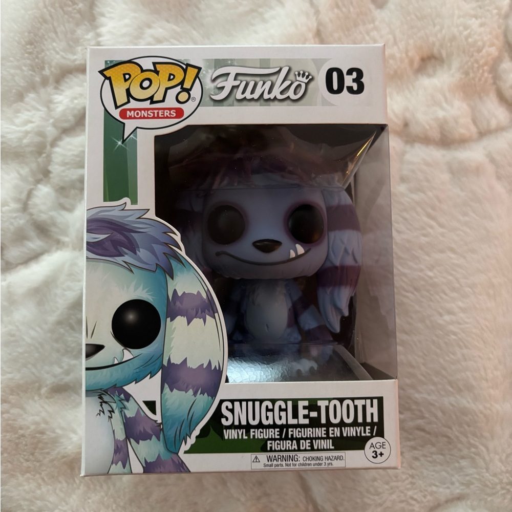 Funko Pop! Monsters Snuggle-Tooth Vinyl Figure - Purple & Light Blue